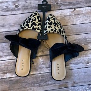 NWT Torrid leopard slip ons size 10.5 wide